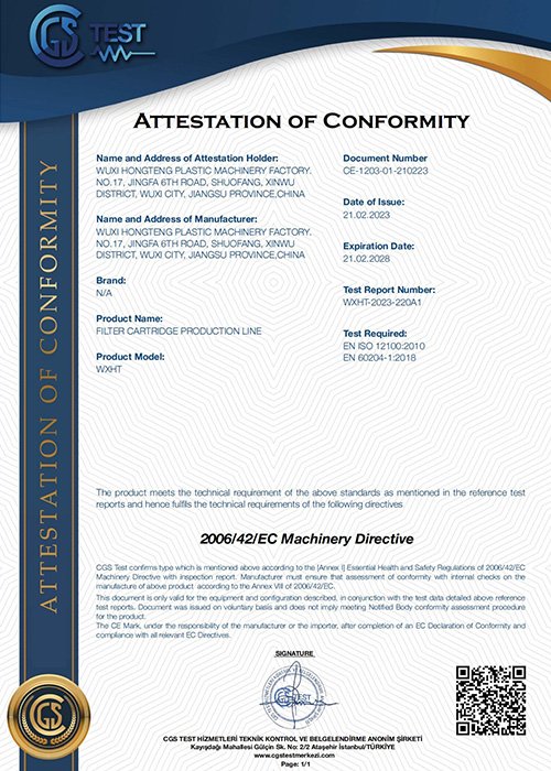 CE certification